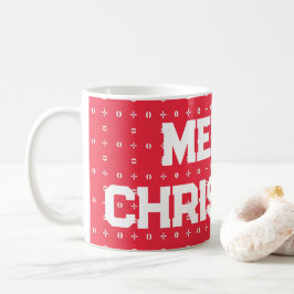 Taza De Café Patrón geométrico de Navidad -