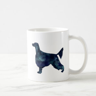 Taza De Café Patrón geométrico irlandés Silueta negra