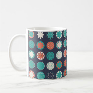 Taza De Café Patrón geométrico sin soldadura con elementos de c