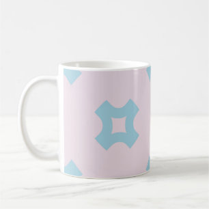 Taza De Café Patrón geométrico sin soldadura de estilo Funky co