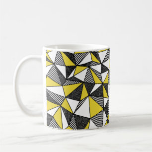 Taza De Café Patrón geométrico sin soldadura en estilo retro