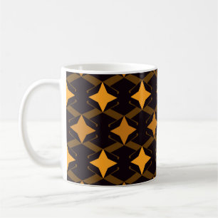 Taza De Café Patrón geométrico sin soldadura. Superficie mínima