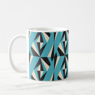 Taza De Café Patrón geométrico uniforme abstracto moderno con t