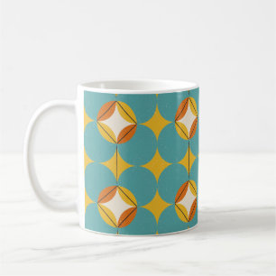 Taza De Café Patrón geométrico uniforme abstracto moderno con u