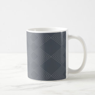Taza De Café Patrón gráfico simple, elegante, urbano, de línea