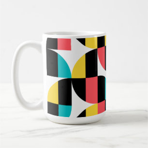 Taza De Café Patrón gráfico urbano, moderno, colorido y moderno