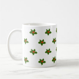 Taza De Café Patrón Holly de navidades