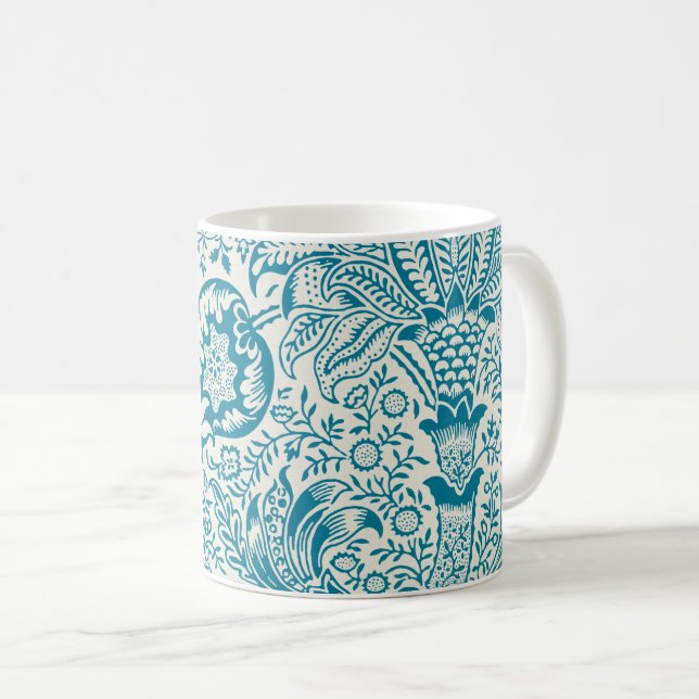 Taza De Café Patrón indio, William Morris (Anverso derecho)