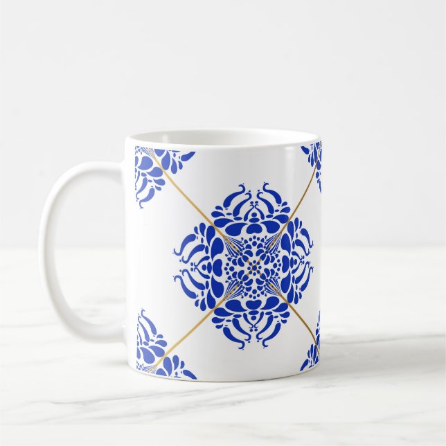 Taza De Café Patrón ininterrumpido de españa tradicional. Cerám (Izquierda)