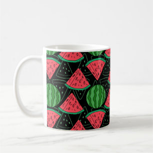 Taza De Café Patrón ininterrumpido de frutas Patrón de superf