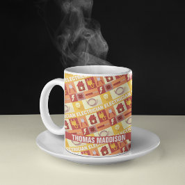 Taza De Café Patrón iónico eléctrico personalizado