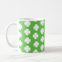 Taza De Café Patrón irlandés de Shamrock 1 Feliz San Patricio M