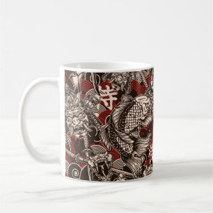 Taza De Café Patrón japonés vintage sin soldadura con swaps de