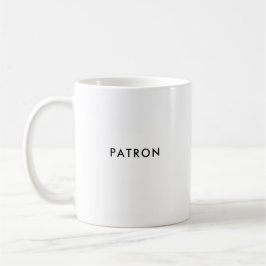 Taza De Café Patrón | Jefe | Personalizado Café francés