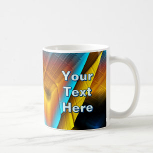 Taza De Café Patrón metálico azul-oro 33