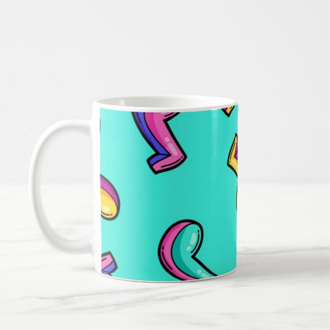 Taza De Café Patrón musical (Izquierda)