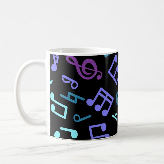 Taza De Café Patrón musical (Izquierda)