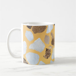 Taza De Café Patrón naranja Brown Terrazzo