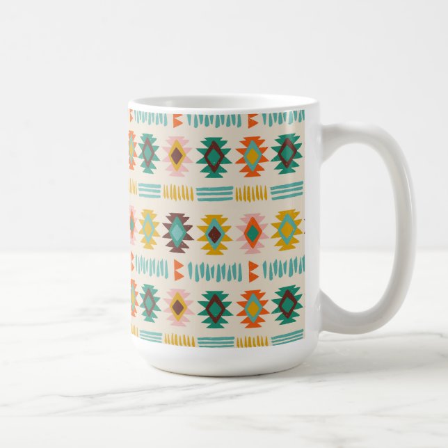 Taza De Café Patrón nativo americano de Navajo (Derecha)