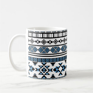 Taza De Café Patrón Navajo Geométrico del Triángulo Étnico
