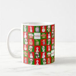 Taza De Café Patrón navideño