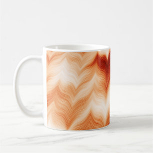 Taza De Café Patrón ondulado horizontal colorido
