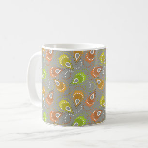 Taza De Café Patrón Paisley.