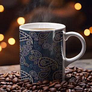 Taza De Café Patrón Paisley