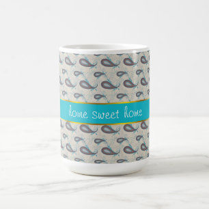 Taza De Café Patrón Paisley Champagne