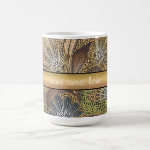 Taza De Café Patrón Paisley de impresión animal