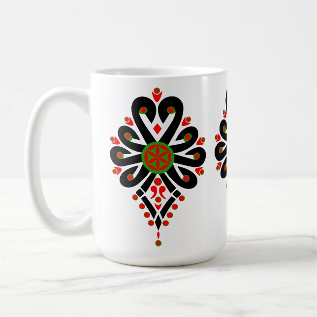 Taza De Café Patrón popular de los montañeses polacos - Parzeni (Izquierda)
