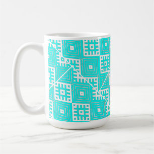 Taza De Café Patrón popular turquesa de la Bielorrusia Blanca В