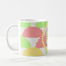 Taza De Café Patrón Retro Art Nouveau