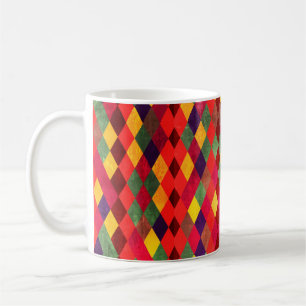 Taza De Café Patrón retro vintage abstracto sin soldadura