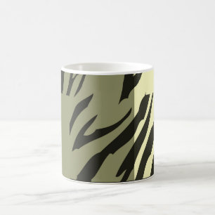 Taza De Café Patrón retro Zebra Pop Art 2