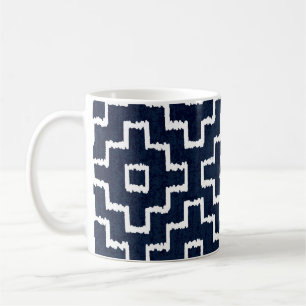 Taza De Café Patrón Sashiko: bordado japonés tradicional