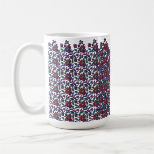 Taza De Café Patrón simétrico y sin fisuras con repetición