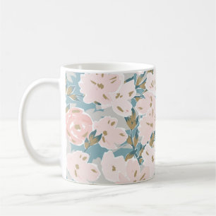 Taza De Café Patrón simple y sin fisuras de flujo de gouache di