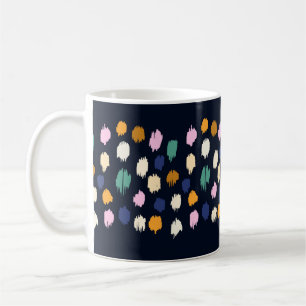 Taza De Café Patrón sin fisuras de puntos de polka