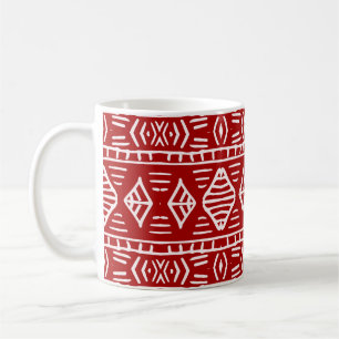 Taza De Café Patrón sin fisuras de rayas pintadas a mano con et