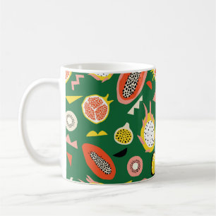 Taza De Café Patrón sin foco con frutos tropicales