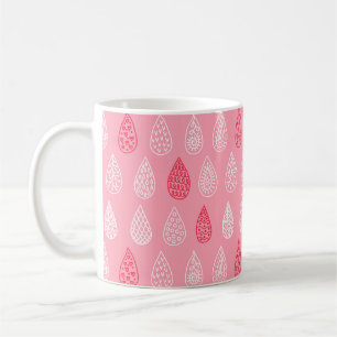 Taza De Café Patrón sin foco con gotas de agua doodal