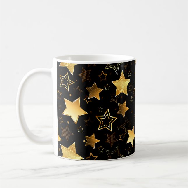 Taza De Café Patrón sin foco con las estrellas doradas (Izquierda)