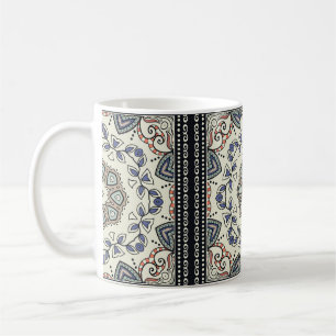 Taza De Café Patrón sin foco con mandala étnica tribal