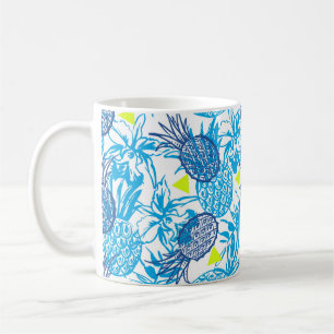 Taza De Café Patrón sin foco con motivos tropicales