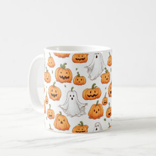 Taza De Café Patrón sin foco de Halloween