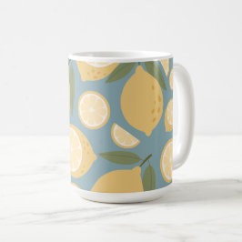 Taza De Café Patrón sin foco de limón amarillo