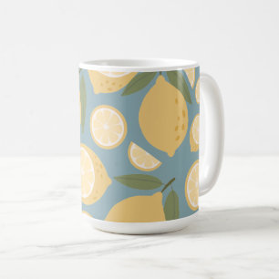 Taza De Café Patrón sin foco de limón amarillo