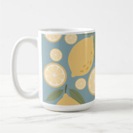 Taza De Café Patrón sin foco de limón amarillo