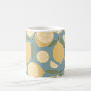 Taza De Café Patrón sin foco de limón amarillo